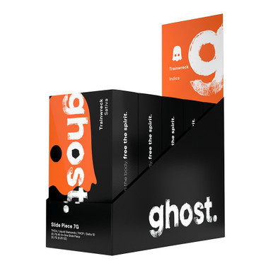 Ghost Hemp Slide Piece Delta 10 + THCA + Liquid Diamonds + THCP Disposable Vape Device 7G - Display of 5