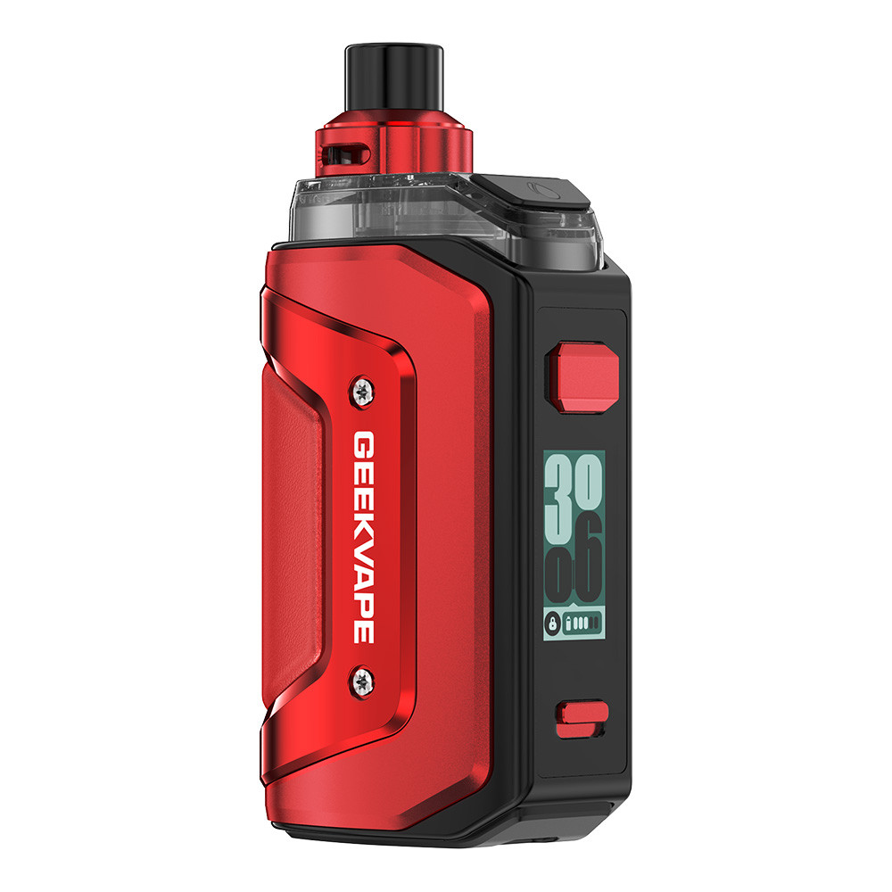 GeekVape Aegis Hero 5 2000mAh Pod System Starter Kit With 6.5ML Refillable Aegis Hero Cartridge (MSRP $49.99)
