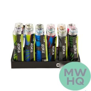 Eyce Oraflex Shorty Platinum Cured Silicone One-Hitter Pipe - Assorted Colors - Display of 18