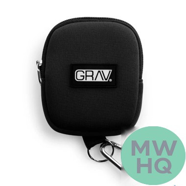 GRAV Dugout Set Storage + Chillum Pipe + Grinder With Travel Bag