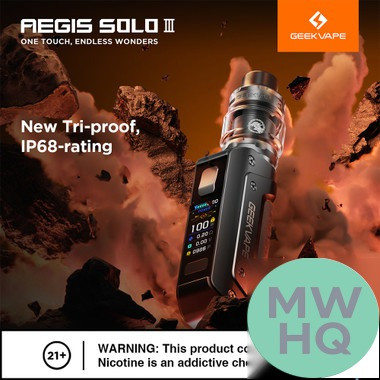 GeekVape Aegis Solo III 100W Built-In 3000mAh Starter Kit With 5.5ML GeekVape Z Sub-Ohm 2021 Tank