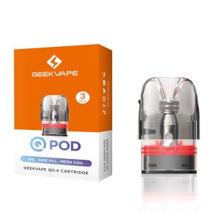 GeekVape Q Side Fill 2ML Refillable Replacement Cartridge Pod - Pack of 3 (MSRP $9.99)