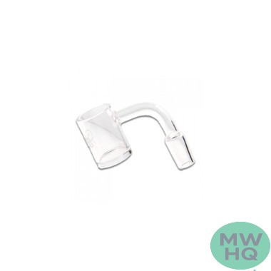 Gliizy Quartz Banger Nail Deep Dish With Clear Joint - 14MM Male - Display of 12