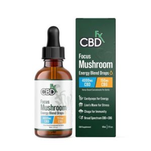 CBDfx 4000mg - 150mg Broad Spectrum CBD-CBG / CBD-CBN Mushroom Tincture 60ML
