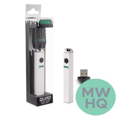 Ooze Quad Flex Temp 500mAh Device Battery With USB Charger