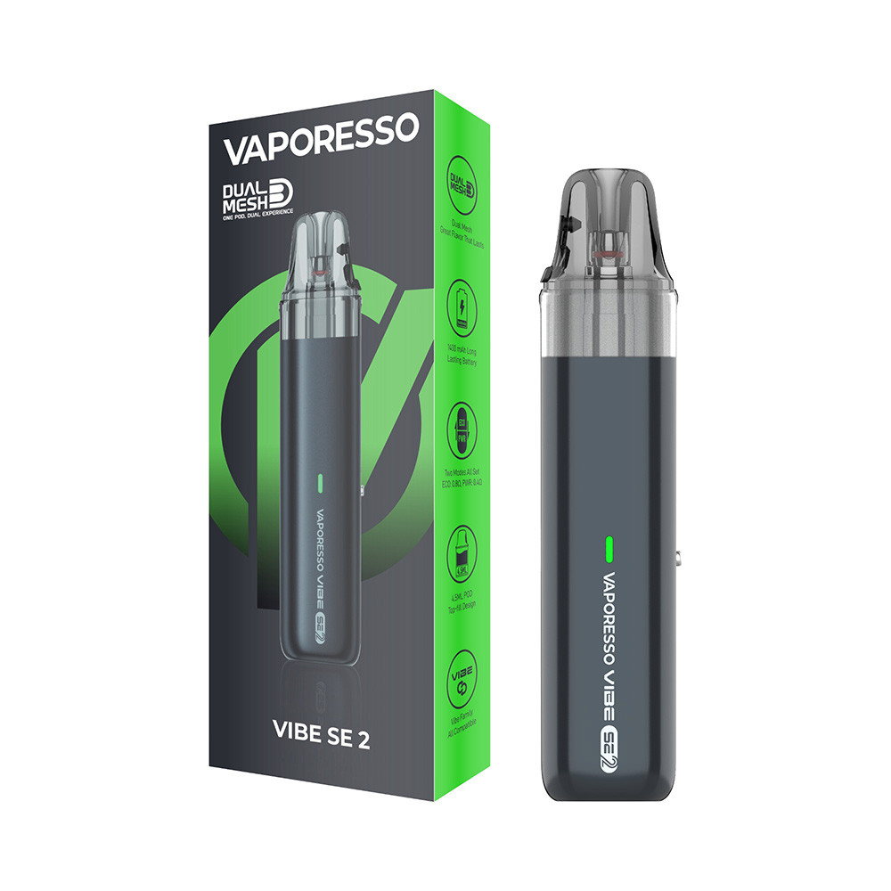 Vaporesso Vibe SE 2 1400mAh Pod System Starter Kit With 4.5ML Refillable Vibe Cartridge Pod (MSRP $12.00)