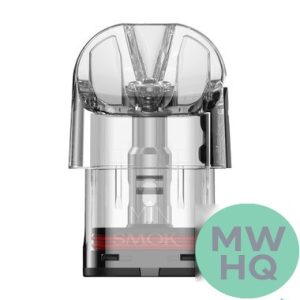 SMOK NOVO Pod-Clear Meshed 3ML Refillable Replacement Cartridge Pod - Pack of 3