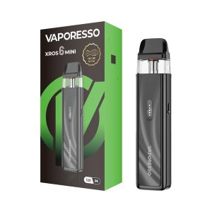 Vaporesso XROS 6 Mini 1600mAh Pod System Starter Kit With 3ML XROS Series Mesh Pod (MSRP $19.99)