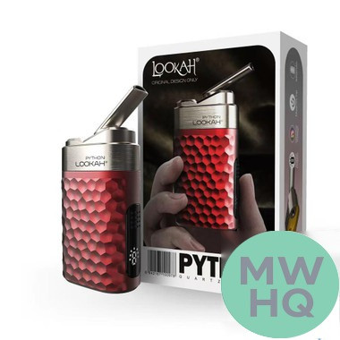 Lookah Python 650mAh Variable Voltage Vaporizer Kit With 710 Quartz Coil & Digital Screen