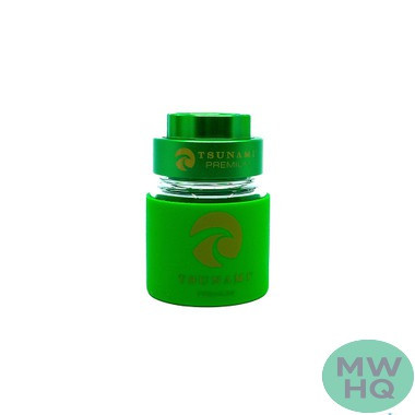 Tsunami Premium Metal Grinder Air Tight Glass Jar With Locking Lid