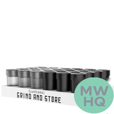 White Rhino Grind And Store - Display of 24