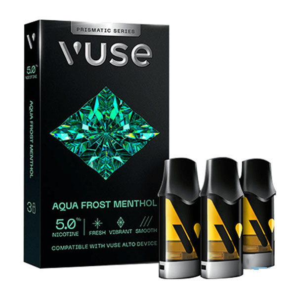 Vuse Alto Prismatic Series 1.8ML Prefilled Nicotine Replacement Pods - Pack of 3 Pods - Display of 5 Packs