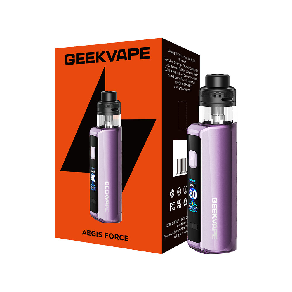 GeekVape Aegis Force 3200mAh Pod System Starter Kit With 5ML Refillable Cartridge (MSRP $47.99)