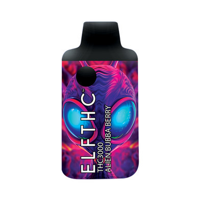 ELFTHC 3000 Limited Edition Delta D8 + THC-P + THC-X High Potency Disposable Vape Device 3G - Display of 5