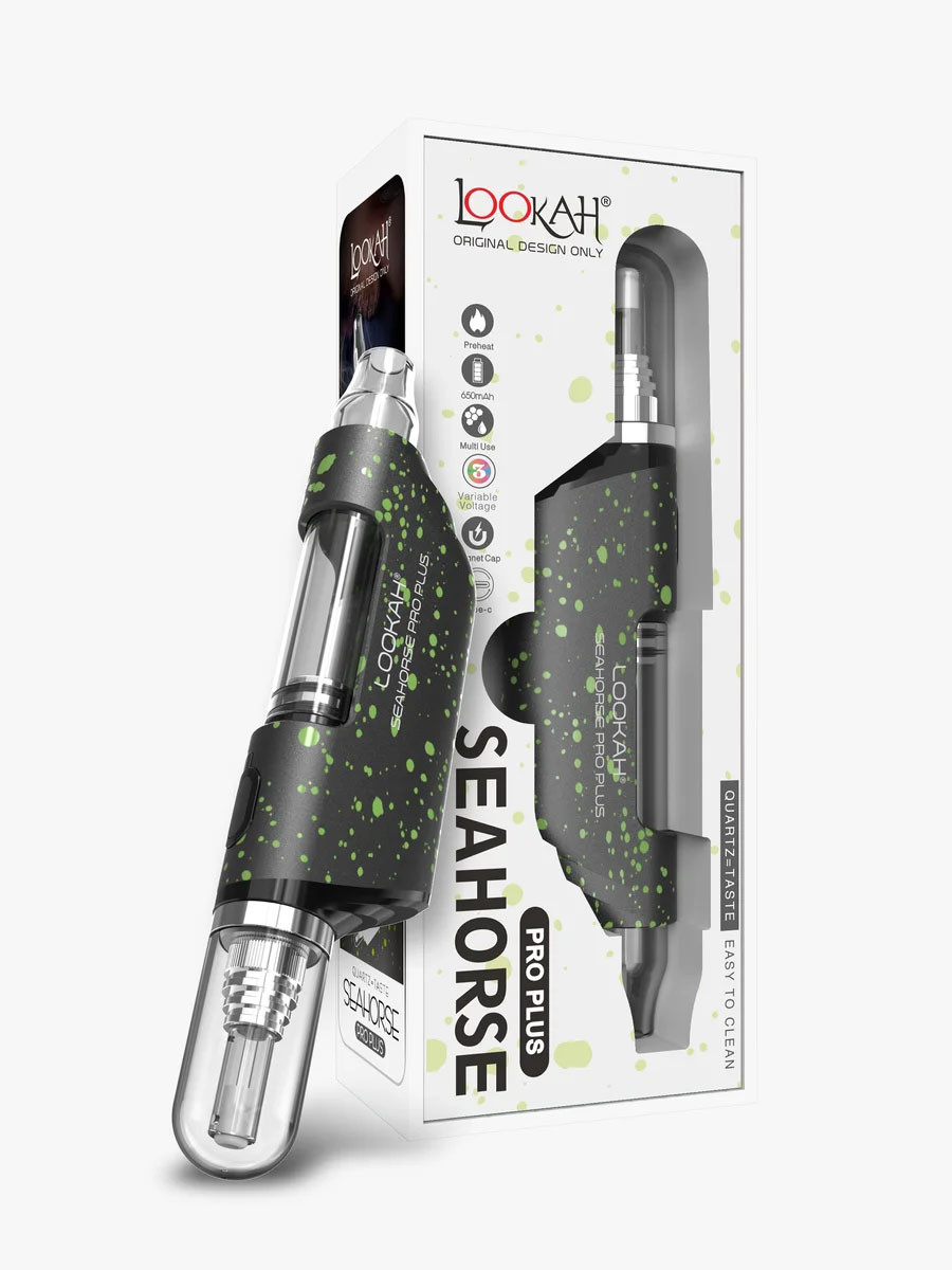 Lookah Seahorse Pro Plus Spatter Edition 650mAh Variable Voltage Dab Pen Vaporizer