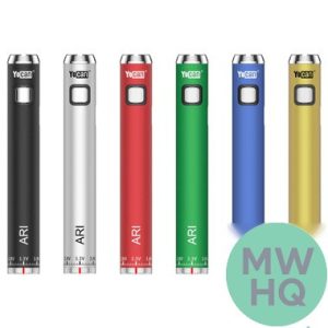 Yocan ARI 650mAh Adjustable Voltage Battery with Type-C Charging Port - Display of 20