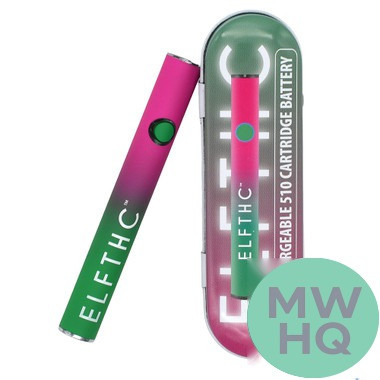 ELF Hardware 230mAh 510 VV Preheat Cartridge Device Battery - Display of 10