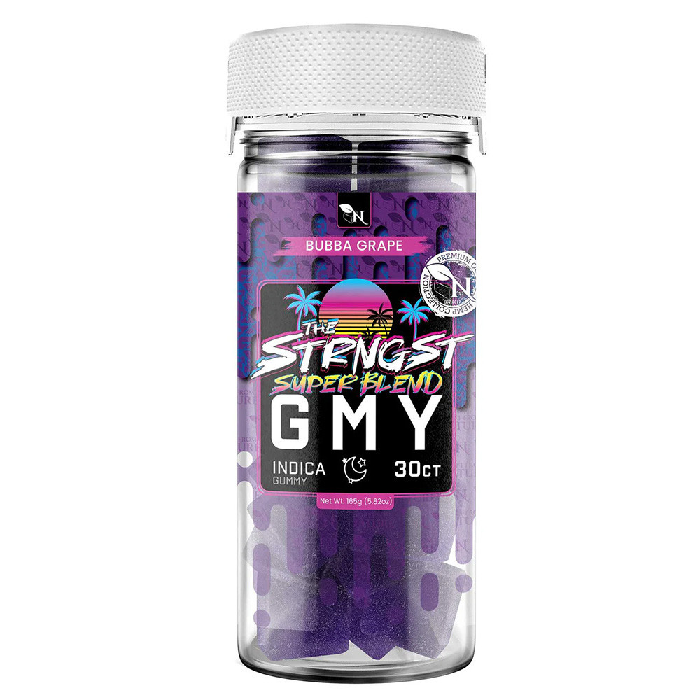 AGFN The Strngst Super Blend GMY THC-P + Delta-9 + Delta-8 + Live Resin Gummies 6000MG - 30ct Jar (MSRP $44.99)
