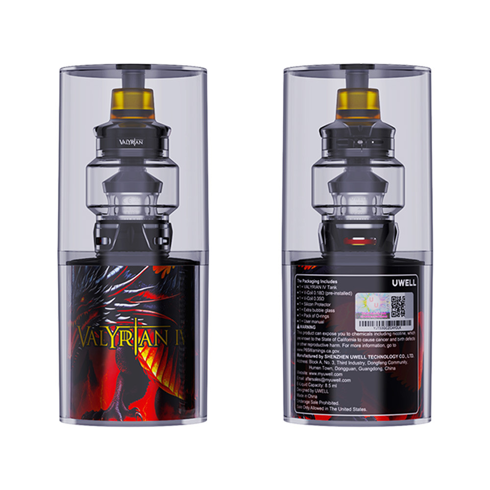 Uwell VALYRIAN IV 8.5ML Refillable Replacement Tank (MSRP $49.99)