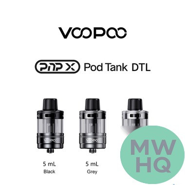 VooPoo PNP X 5ML Refillable Replacement Pod Tank With 2 x PNP X Coils