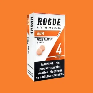 Rogue Nicotine Gum - 20 Pieces Per Tin - Pack of 5 Tins