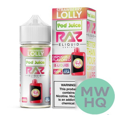 POD Juice x RAZ Series Nicotine E-Liquid 100ML