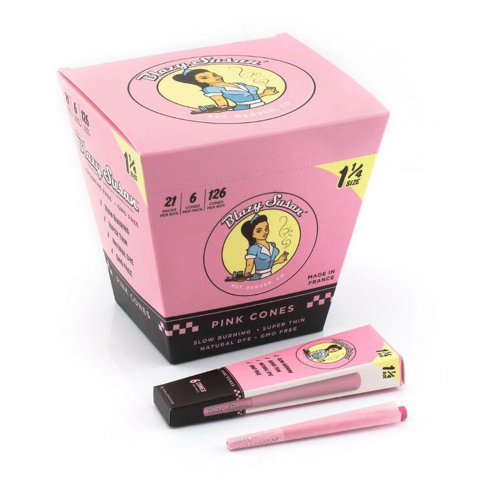 Blazy Susan Pink Premium Pre-Rolled Cones