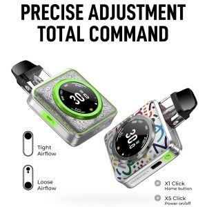 Vaporesso XROS 5 Nano 1600mAh Pod System Starter Kit With 2 x 3ML XROS Series Mesh Pod (MSRP $35.00)