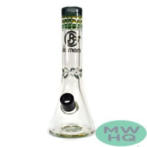 Big Mom Glass Water Pipe With Ice Catcher - 1043 Grams - 12.40 Inches - Assorted Colors [N-BM809 / BM809]