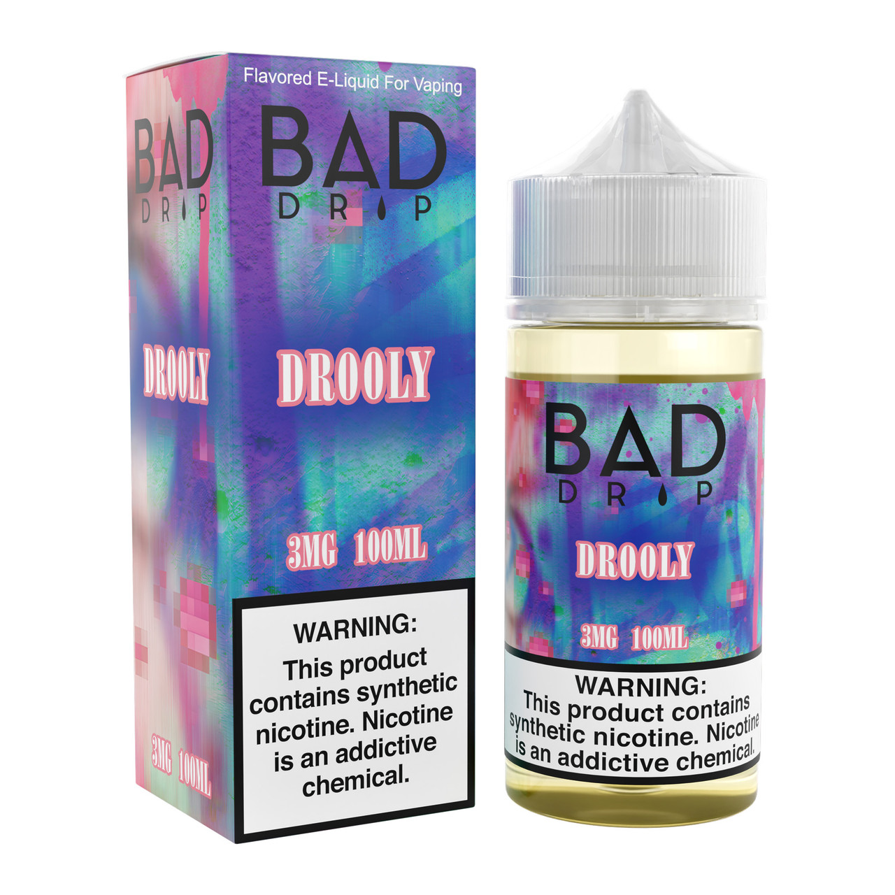Bad Drip Synthetic Nicotine E-Liquid 100ML (MSRP $24.99)