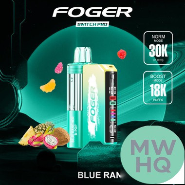 Foger Switch Pro Kit 30K Puffs 19ML Disposable Device & Power Bank - Display of 5