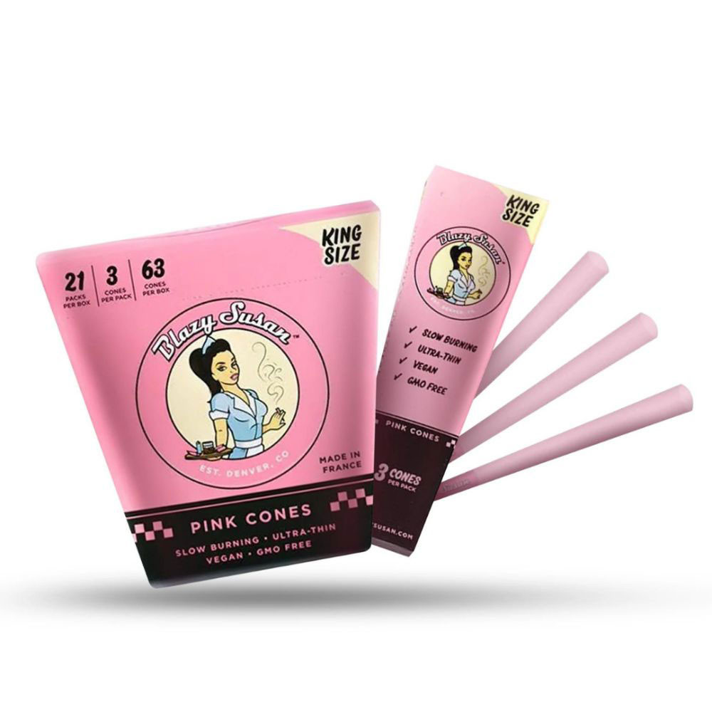 Blazy Susan Pink Premium Pre-Rolled Cones