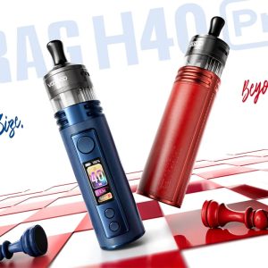 VooPoo Drag H40 Pro 2450mAh Pod System Starter Kit With 5ML Refillable PnP X Cartridge Pod (MSRP $39.99)