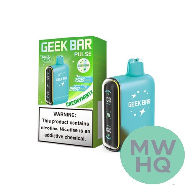 Geek Bar Pulse 16ML 15K Puffs Disposable Device With Battery & E-Liquid Full Screen - Display of 5