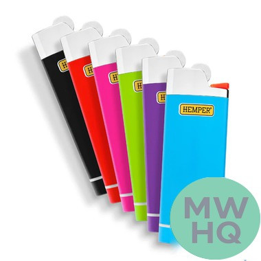 HEMPER Lit 650mAh VV Preheat 510 Thread Device Battery With USB-C Cable - Display of 12