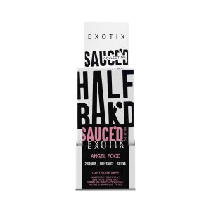 Half Bak'd Sauce'd Collection Live Sauce + THC-P + THC-B + HHC + Delta-8 THC Cartridge Vape 2G - Display of 5 (MSRP $20.00 Each)