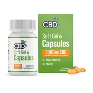 CBDfx Full Spectrum CBD Soft Gel Capsules 1500MG - 30ct