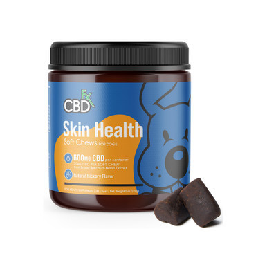 CBDfx Broad Spectrum Hemp CBD Pet Treat Soft Chews 600MG - 30ct Jar