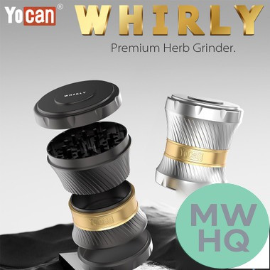 Yocan Whirly Premium Zinc Alloy Herb Grinder - 4 Parts