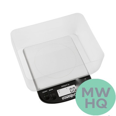 Truweigh Intrepid Series Compact Bench Scale With Bowl 5000g x 0.1g