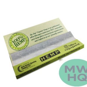 Zig-Zag Organic Hemp Rolling Papers - Display of 24 Booklets