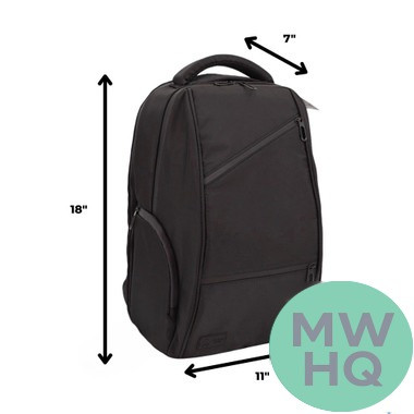 FireBar Labs Smell Proof Executive Backpack With USB-C Fast-Charge Port