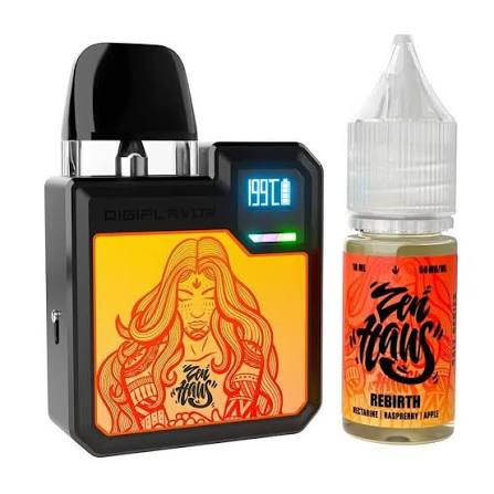 GeekVape Digiflavor Digi-Q 1000mAh Pod System Kit With 2 x 2ML GeekVape Q Cartridge & 10ML E-Liquid Bottle