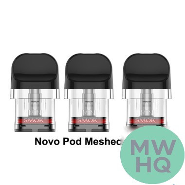 SMOK Novo Pod 2ML Refillable Replacement Top-Fill Pod - Pack of 3
