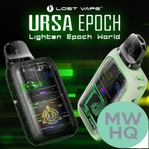 Lost Vape Quest Ursa Epoch 1000mAh Pod System Starter Kit With 2.5ML Ursa V2 Cartridge