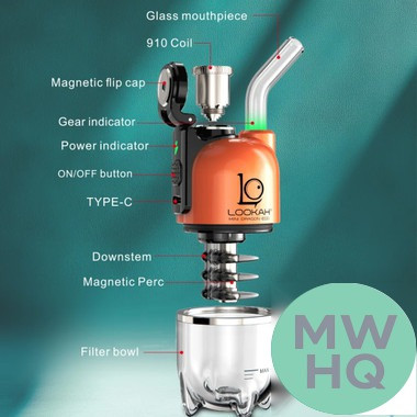Lookah Mini Dragon Egg 500mAh Portable Electric Dab Rig Vaporizer Kit (MSRP $79.99)