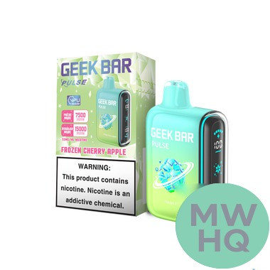 Geek Bar Pulse 16ML 15K Puffs Disposable Device With Battery & E-Liquid Full Screen - Display of 5