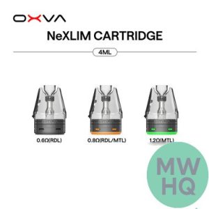 OXVA NeXLIM 4ML Refillable Replacement Cartridge Pod - Pack of 3