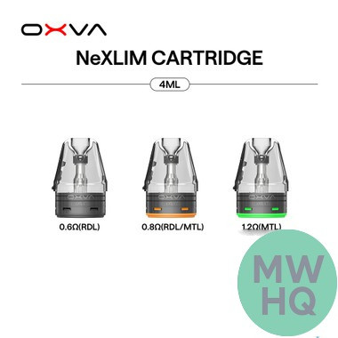 OXVA NeXLIM 4ML Refillable Replacement Cartridge Pod - Pack of 3