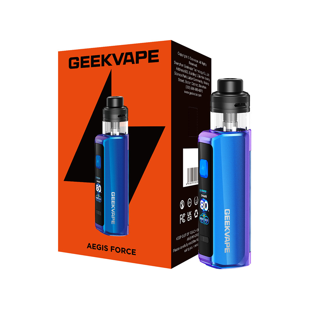 GeekVape Aegis Force 3200mAh Pod System Starter Kit With 5ML Refillable Cartridge (MSRP $47.99)
